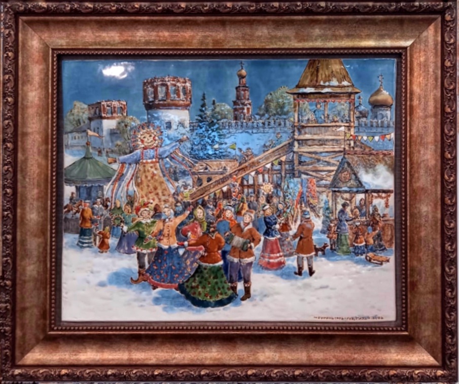 Панно Масленица номинация «Зимняя сказка»